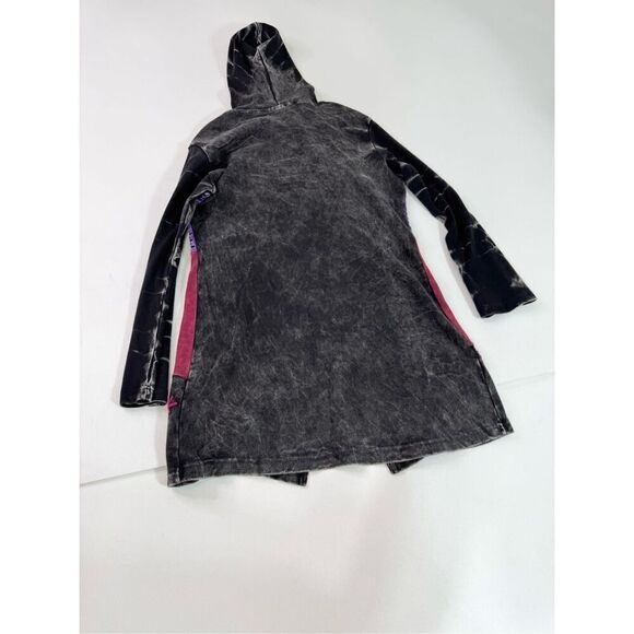 Windhorse Sweatshirt Zip Up Women XL Zip Hoodie Boho Tunic Patchwork Embroidered - Picture 8 of 8